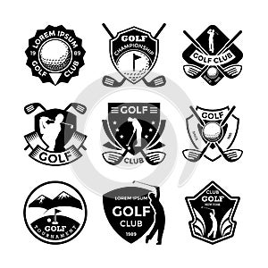 Golf Vector Icons 17