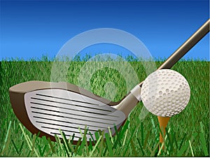 Golf - Vector Illustration