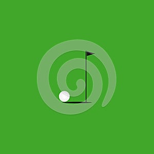 Golf Vector Template Design Illustration