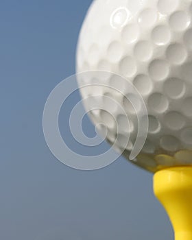 Golfball close-up