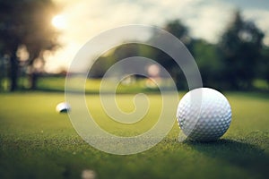 golfball on course