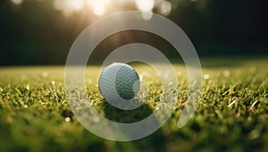 Golfball on the green - Generative AI