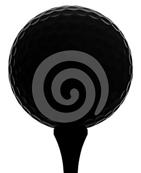 Golfball Silhouette