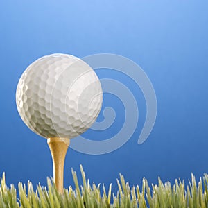 Golfball on a tee