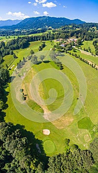 Golfcourse Bavaria Mountains