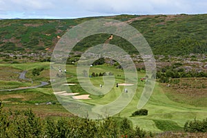 Golfcourse layout