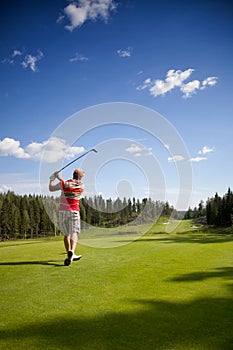 Golfer photo