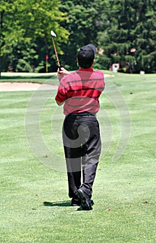Golfer on Fairway