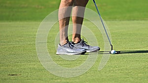 Golfer feet