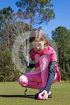 Golfer girl