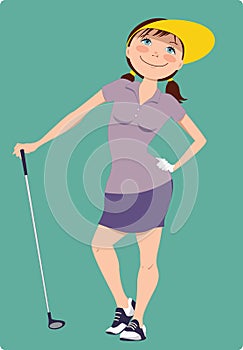 Golfer girl