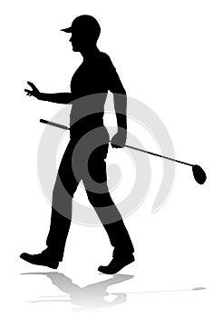 Golfer Golf Sports Person Silhouette