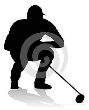 Golfer Golf Sports Person Silhouette