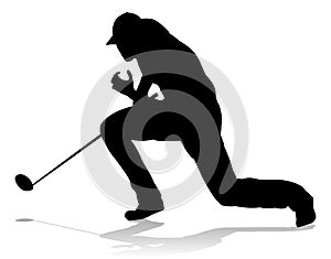 Golfer Golf Sports Person Silhouette photo