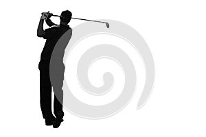 Golfer Isolated