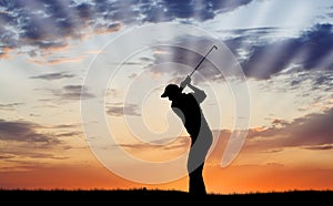 Golfer Silhouette