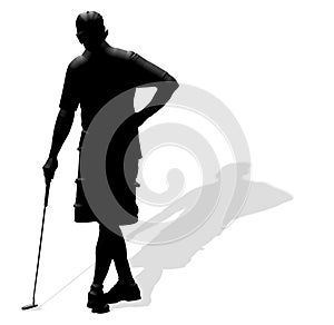 Golfer Silhouette