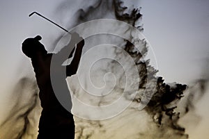 Golfer Silhouette