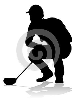 Golfer Golf Sports Person Silhouette