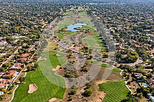 Golfing paradise from above