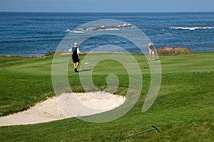 Golfing By The Sea