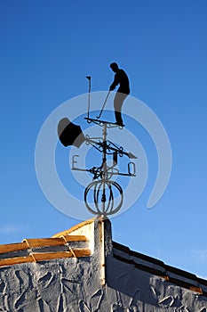 Golfing Weathervane, Spain.