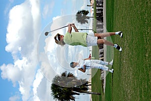 Golfing women