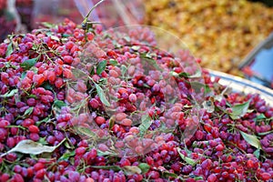 Golgi berry in the market,Tehran,Iran. photo