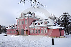 GOLITSYNO, RUSSIA - January, 2018: The estate of the Golitsyns