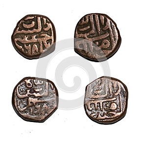 Golkonda Sultanate Qutub Shah Dynasty Coins Hyderabad Mint