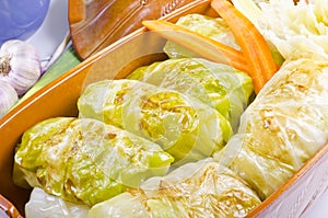 Golombki - Polish stuffed cabbage leaves.