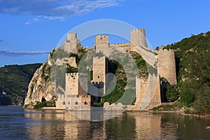 Golubac fortress in Serbia