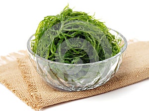 Goma wakame or seaweed salad photo