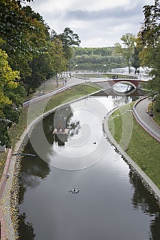 Gomel, Belarus in autumn fall