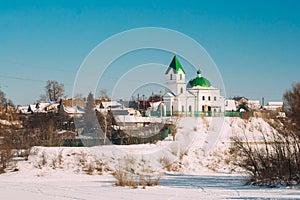 Gomel, Belarus. Church Of St Nicholas The Wonderworker In Sunny Winter Day