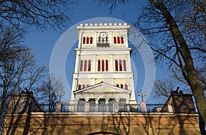 Gomel, fragment Rumyantsev-Paskevich Palace. Tower