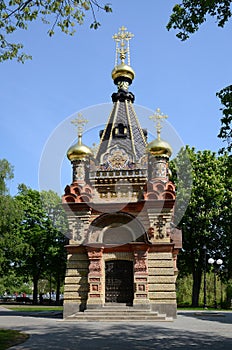 Gomel Palace and Park Ensemble. The tomb chapel Paskevich