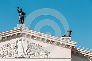 Gomel Regional Drama Theatre On The Main Square Of