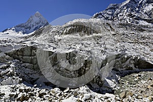 Gomukh (Gaumukh) origin of the Ganges river