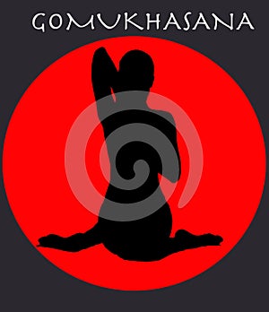 Gomukhasana yoga posture