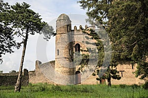 Gondar, Ethiopia, the castle of Ghebbi