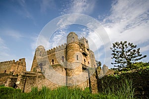 Gondar, Ethiopia, the castle of Ghebbi