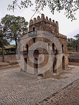 Gondar, Ethiopia, Fasilides Bath, where an annual ceremony takes place, where it is blessed and then open for bathing
