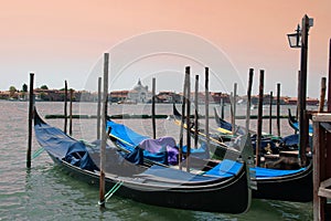 Gondolas in Venice