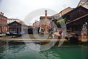 Gondola Boat Yard, Venice Italy