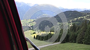 Gondola cableway to the Schoenjoch, Fiss, Tirol, Austria