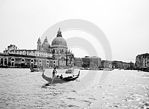 Gondola in Canal, Venice