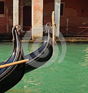 Gondola detail (Venice, Italy)