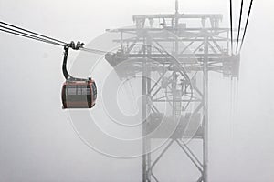 Gondola in the Fog