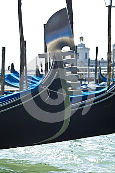 Gondola on Grand Canal, Canale Grande, Venice, Italy photo